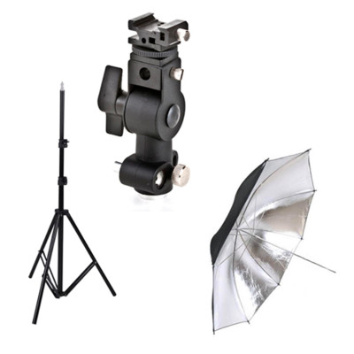 NICEFOTO Flash and Umbrella Bracket Kit for On-Camera...