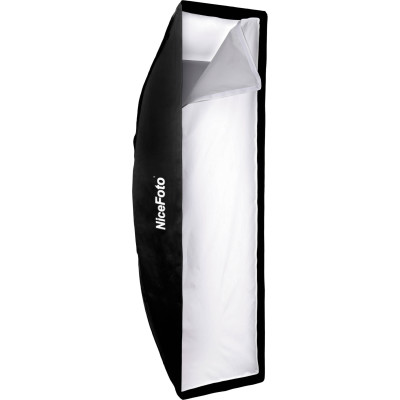 NICEFOTO Strip Softbox 30x150cm with Fabric Grid and...