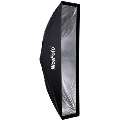 NICEFOTO Strip Softbox 30x150cm with Fabric Grid and Bowens S-Type Mount