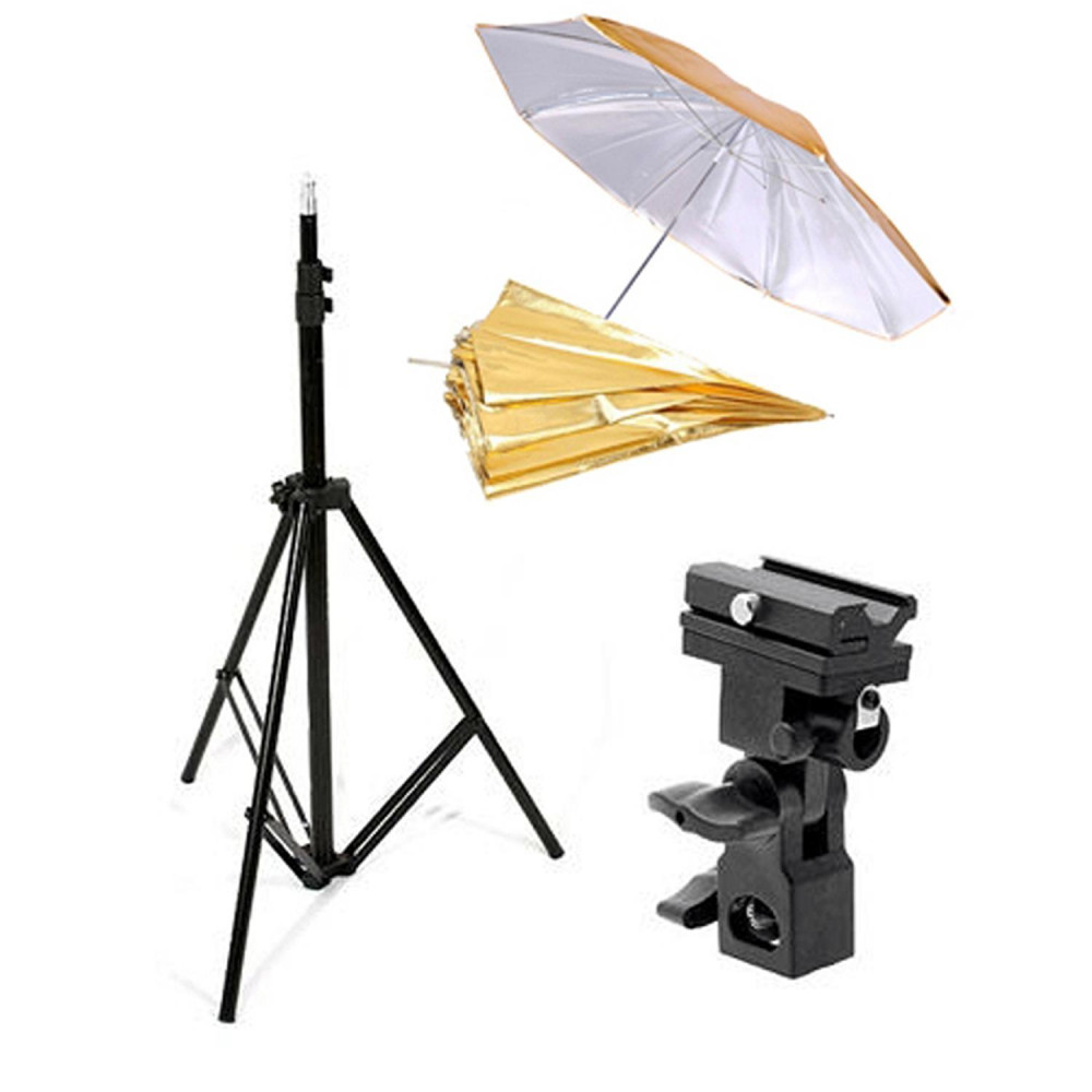 NICEFOTO Flash/Umbrella Bracket + Convertible Umbrella...