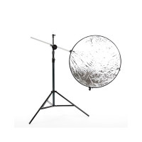 NICEFOTO 5-in-1 Collapsible Reflector Disc with Carrying Bag - 110cm + Reflector Holder
