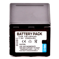 Rechargeable Lithium-Ion Battery Pack  with Microchip - Replacement for Panasonic VW-VBN260