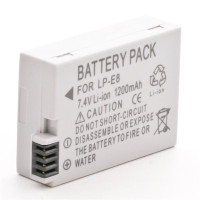 Rechargeable Lithium-Ion Battery Pack with Microchip - Replacement for Canon LP-E8