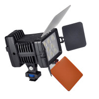 NICEFOTO 5080XA Pro LED On-Camera Video Light, 1540 Lux, dimmable, 22W