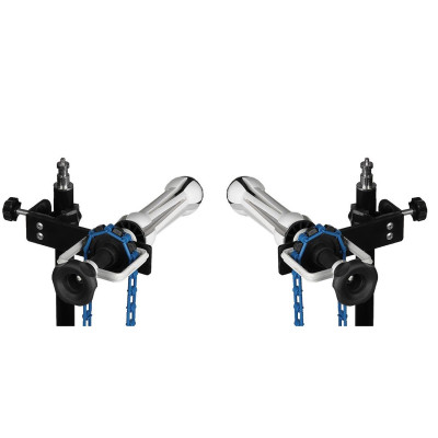 NICEFOTO CB-02 Autopole Clamps with Holder Hooks for one Background | Set of Two