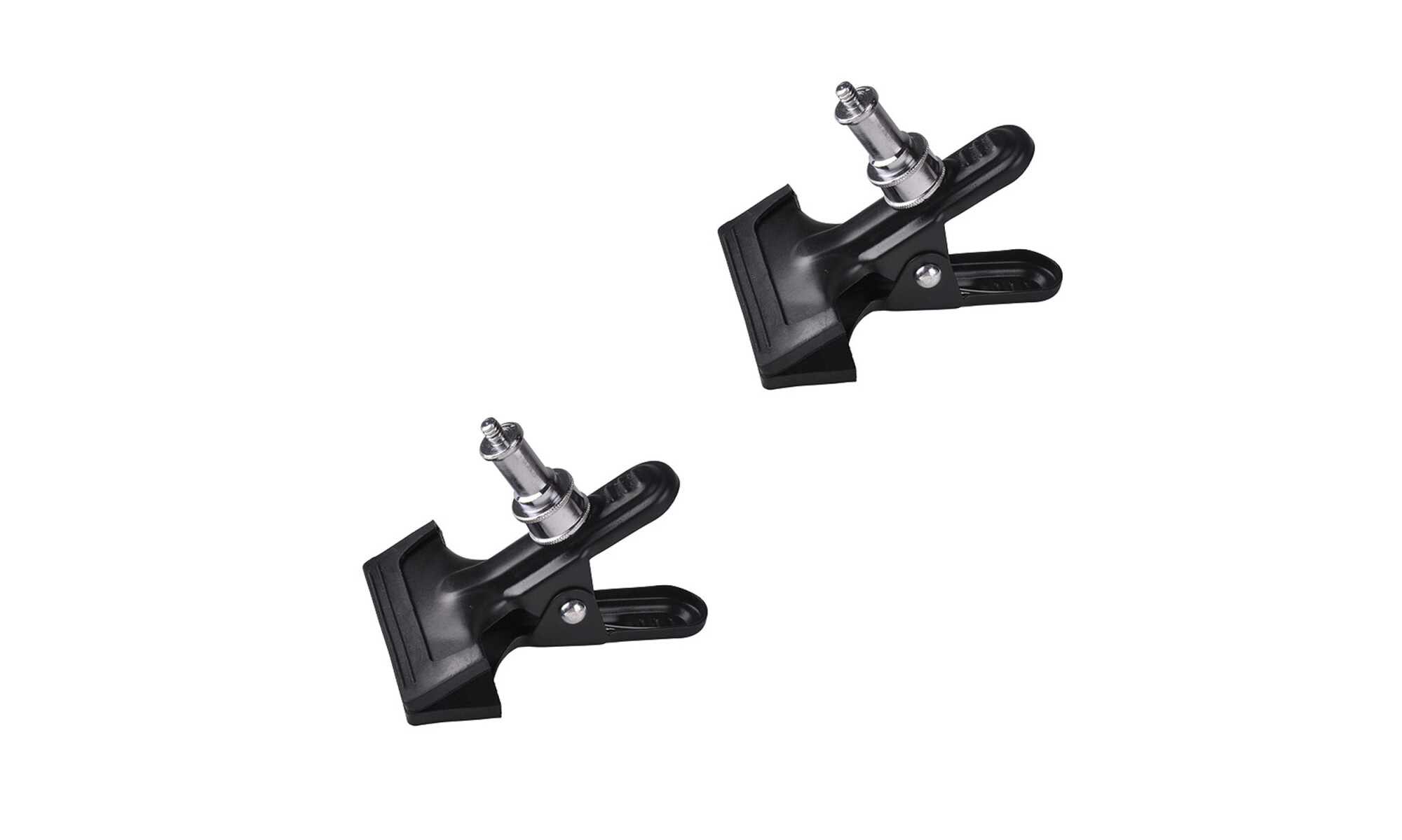 NICEFOTO 2x B-12 Studioklemme mit 5/8" Spigot, 1/4&quot