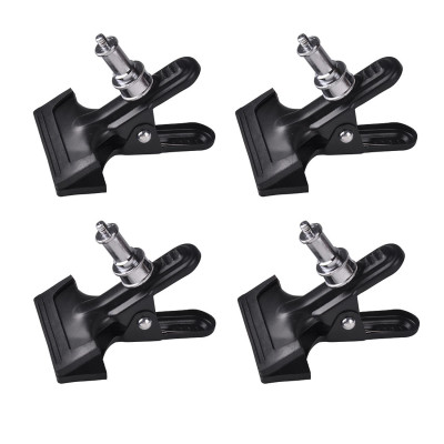 NICEFOTO B-12 Clip Clamp with Female Thread | Kit of 4