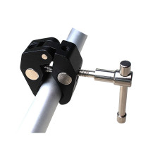 NICEFOTO Pro Pipe Clamp with 5/8" and 1/4" Screw Adapter