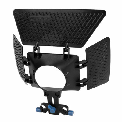 COMMLITE Lightweight Matte Box for 15mm Rods | Fits Lenses up to 80mm