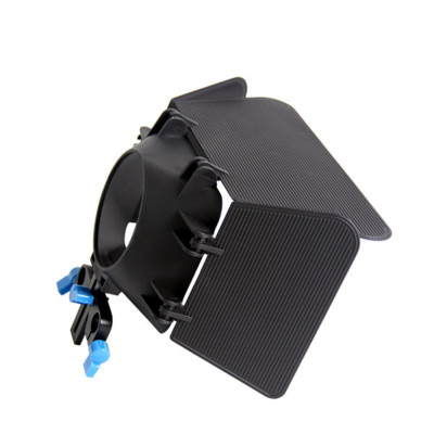 COMMLITE Lightweight Matte Box for 15mm Rods | Fits Lenses up to 80mm
