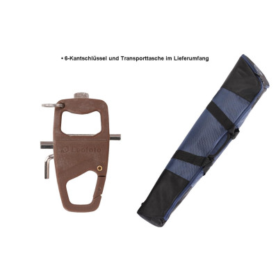 LEOFOTO Mountain LN-324C Carbon Fiber Tripod - Load Cap 30 kg