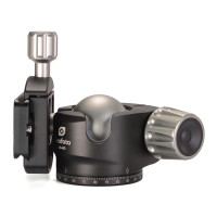 LEOFOTO LH-40 Low Profile Ball Head with QR-Plate - Load Capacity 20 kg