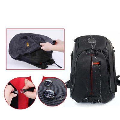 CADEN KAIMAN-8 Camera Backpack with Tripod Holder & Rain Cover (black)