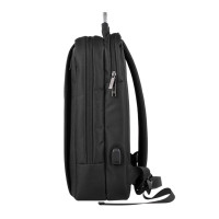 OSOCE SALADIN-10 Business Bag - Briefcase - Backpack with USB Port - black