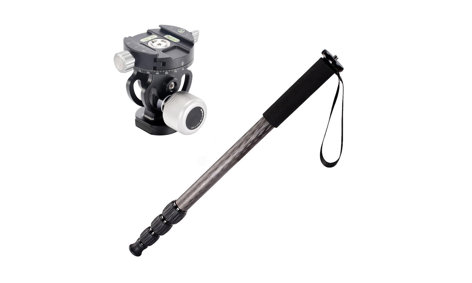 Leofoto MP-284C Carbon Fiber Monopod with VH-10 Head (Load C