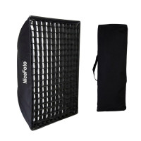 NICEFOTO Softbox 60x90cm with Fabric Grid and Bowens S-Type Mount