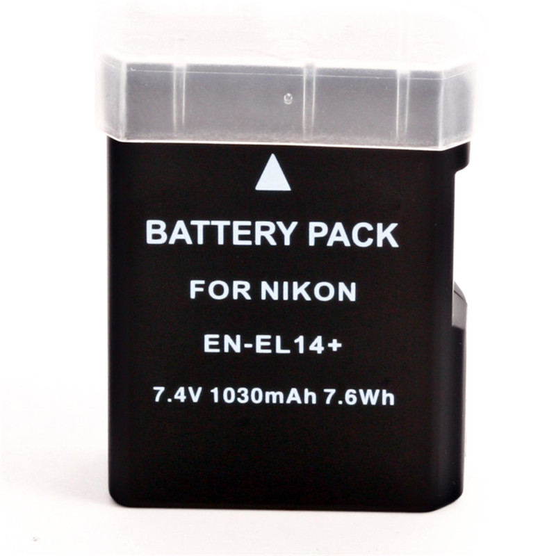 PHOTAREX 2 x Lithium-Ionen Ersatzakku für Nikon EN-EL14 mit Infochip