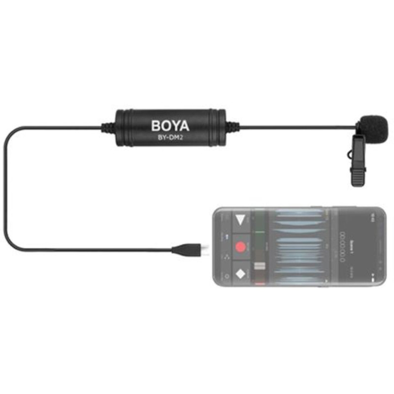 BOYA BY-DM2 Lavalier-Mikrofon für Android