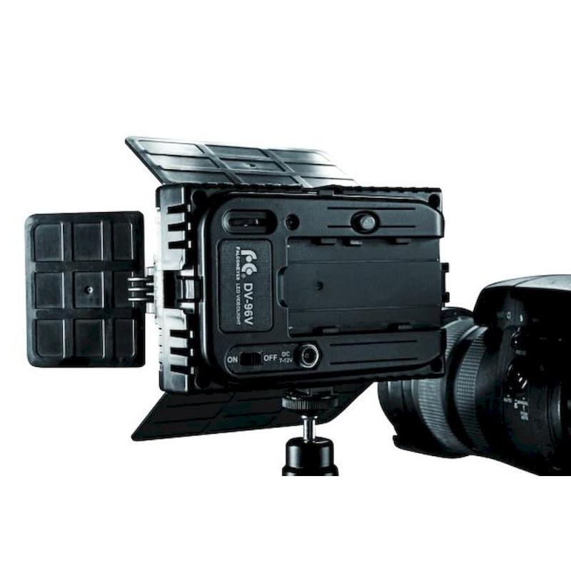FALCON EYES DV-96V-K2 LED Kamera-Leuchte inkl. Akku, dimmbar, 6W