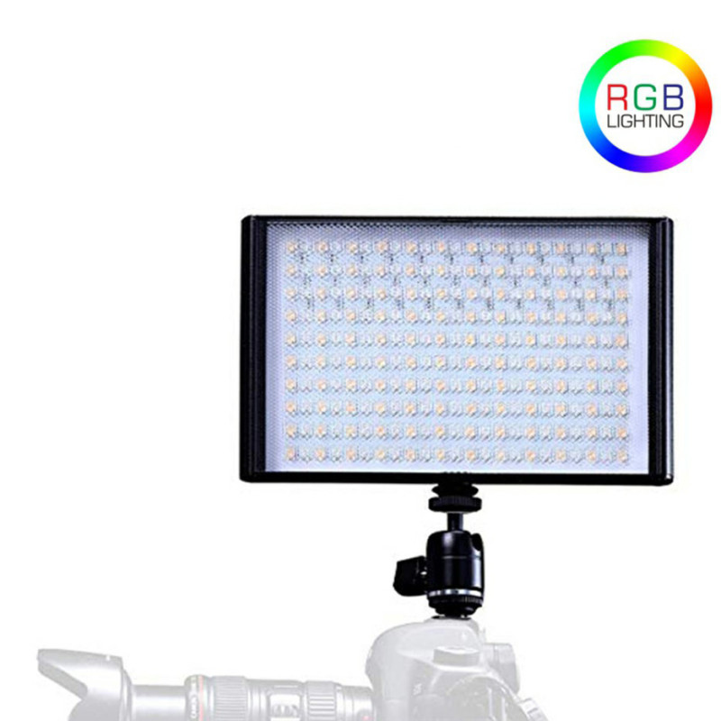 FALCON EYES T8 RGB Bi-Color LED Kamera Leuchten-Set inkl. Akku, dimmbar, 30W