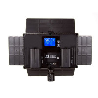 FALCON EYES DV-384CT Bi-Color LED Leuchten Set + Stative + Taschen, 2x 24.2W