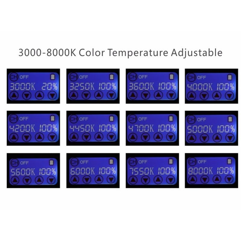 FALCON EYES LPL-3602TD Bi-Color 3000K-8000K SMD LED Leuchte, V-Mount, 72W