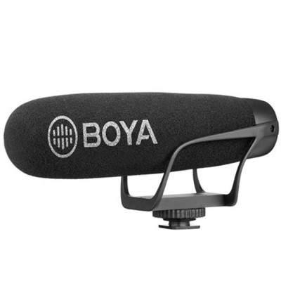 BOYA BY-BM2021 Camera-Mount Supercardioid Shotgun Microphone