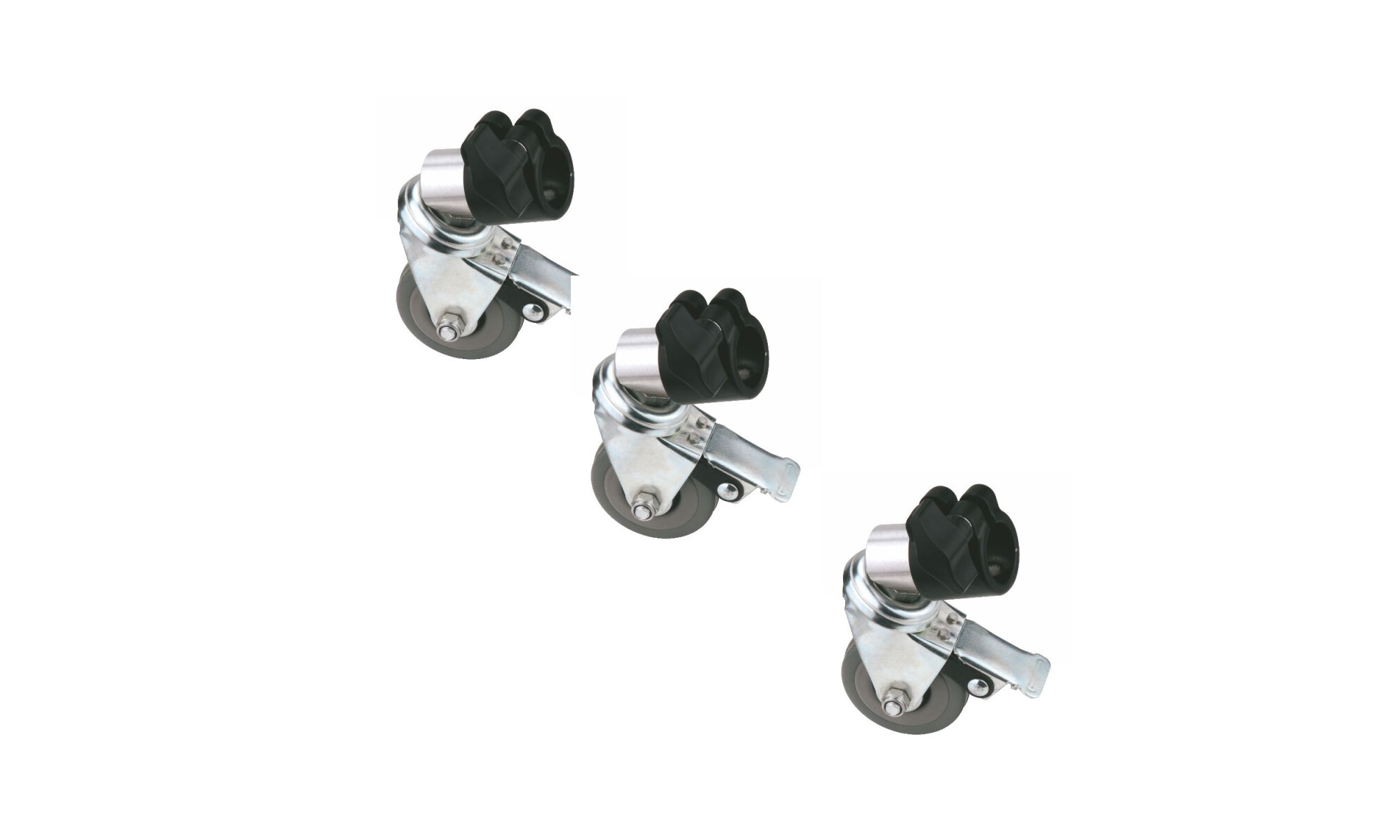 FALCON EYES PCA-19M Stativrollen 3 Stck. 19mm, Stativrä