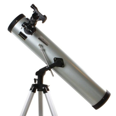 BYOMIC Reflektor-Teleskop AZ 76/700mm mit Koffer, 3...