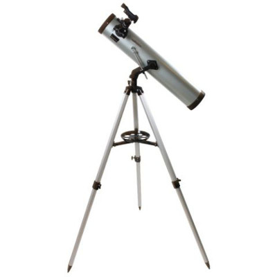 BYOMIC Reflektor-Teleskop AZ 76/700mm mit Koffer, 3...