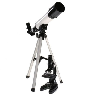 BYOMIC Einsteiger Mikroskop & Teleskop 50/360mm mit...