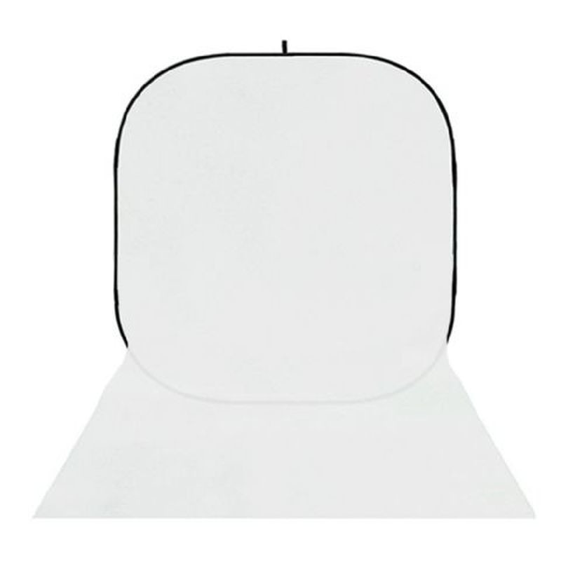 StudioKing BBT-01 faltbarer Hintergrund Weiß 150x400 cm