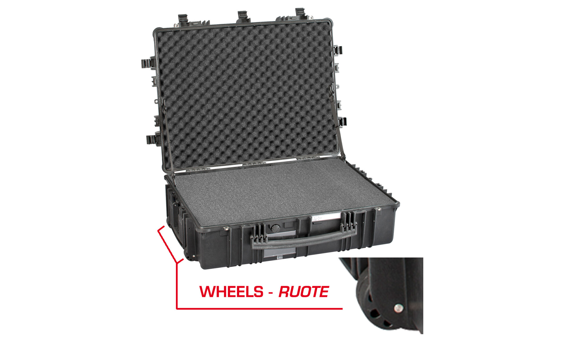 Explorer Cases 7726 Wheeled Hard Case 836x641x304mm with Foa