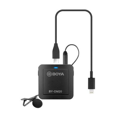 BOYA BY-DM20 Interview Recording Kit with Lavalier Mics...