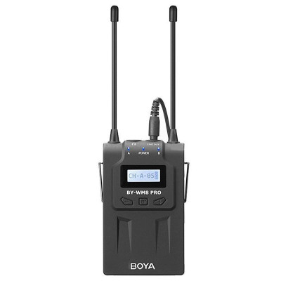 BOYA BY-WM8 Pro-K2 drahtloses UHF Dual Lavalier-Mikrofon + 2 Sender