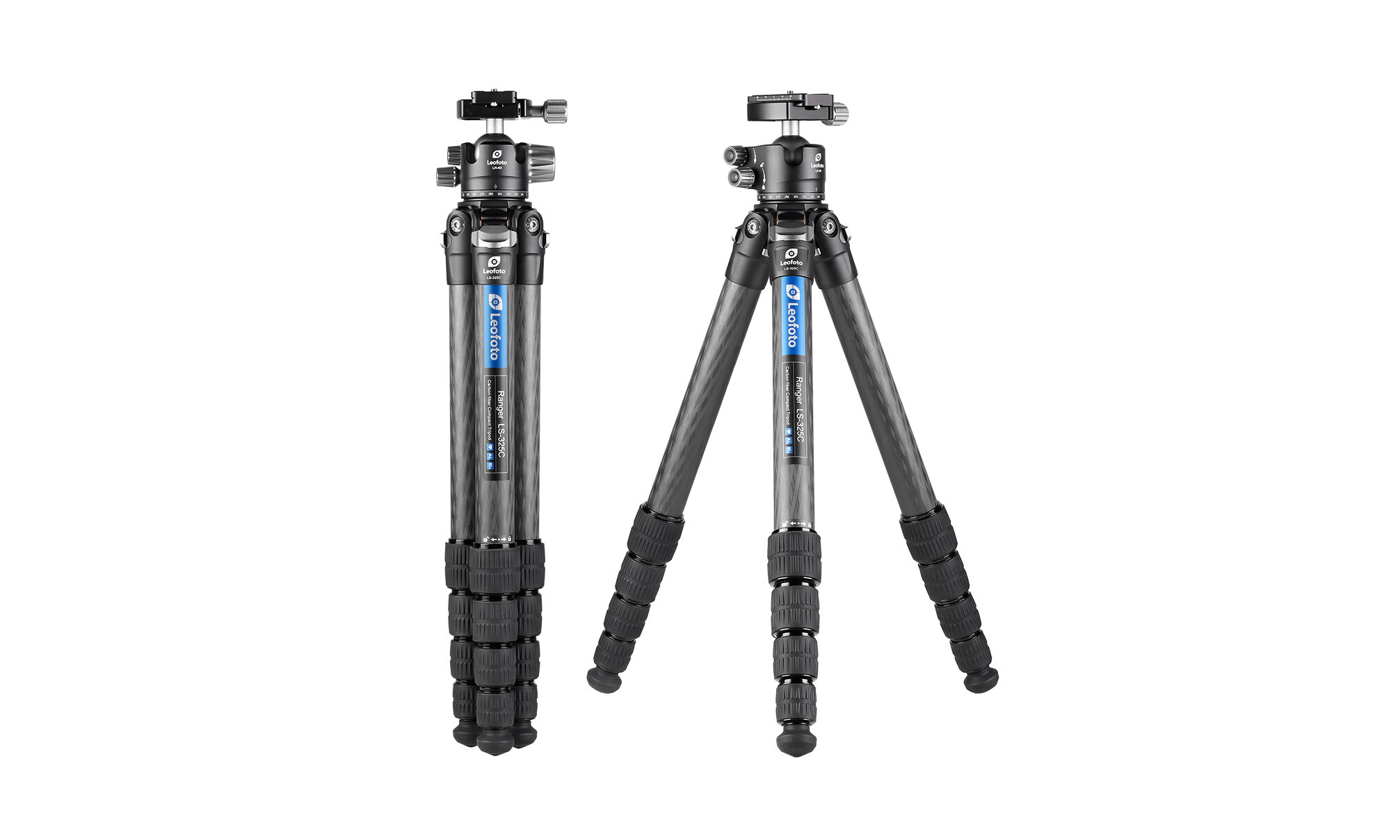 Leofoto Ranger LS-325C Carbon Tripod with LH-40 Ball Head