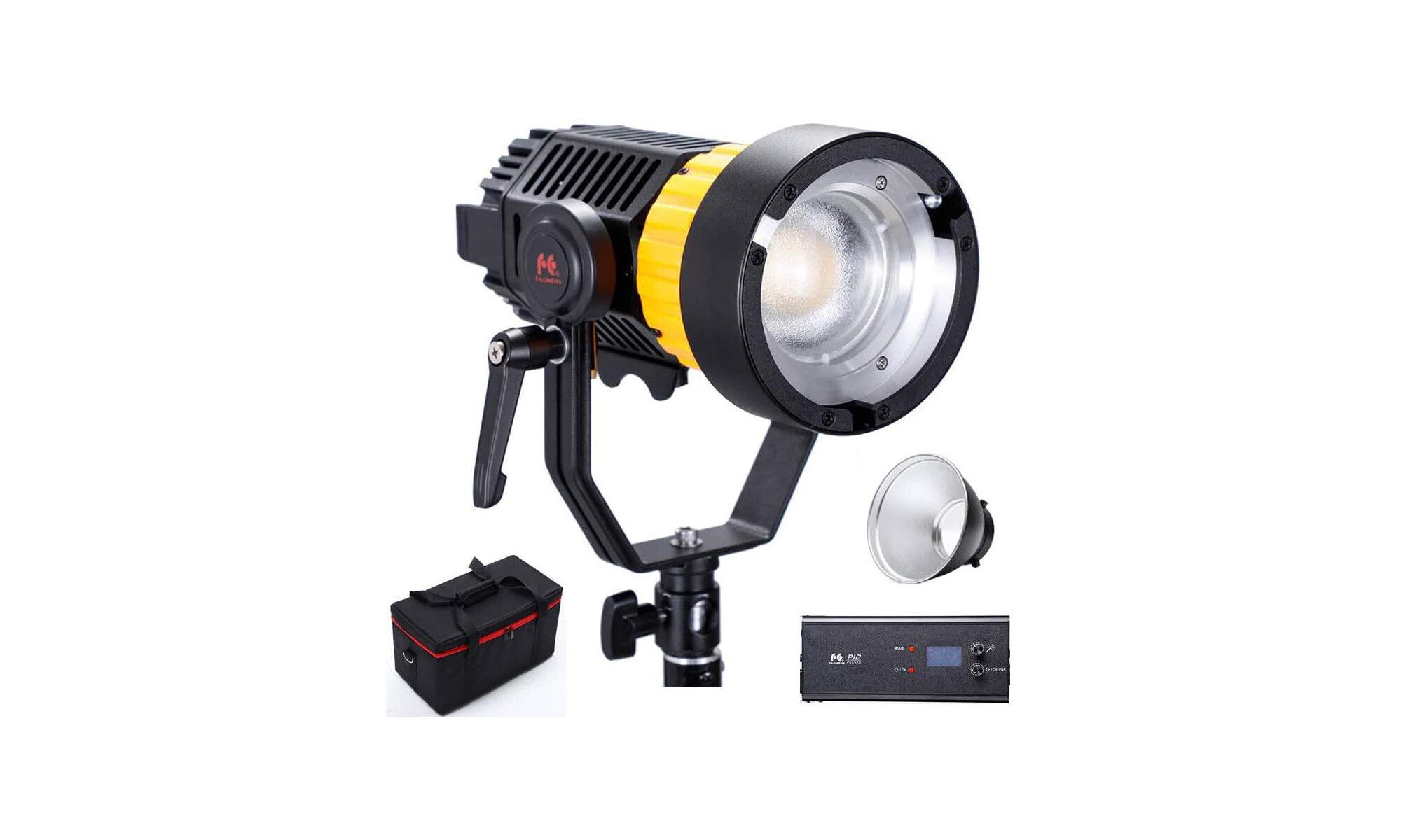 FALCON EYES P-12 Pulsar LED Fresnel Leuchte, Bowens, DMX,...