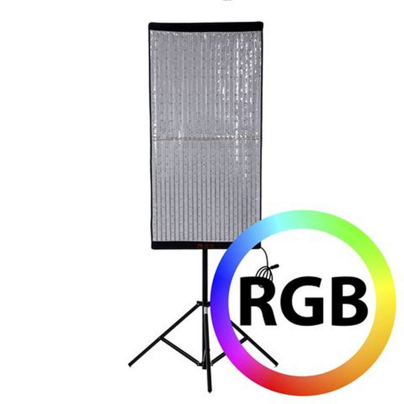 FALCON EYES RX-848 Roll-Flex faltbare RGB LED DMX Flächenleuchte 60x120cm, 300W
