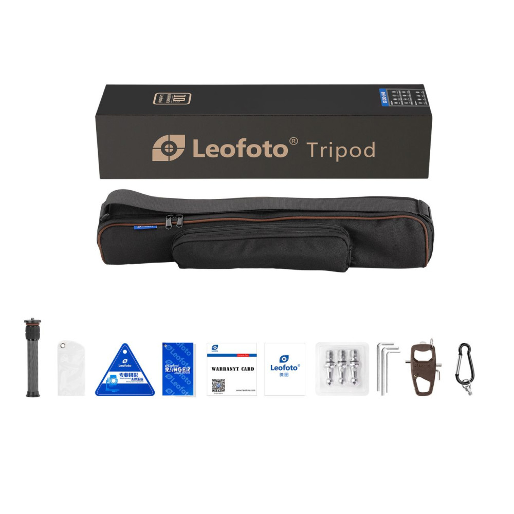 LEOFOTO Ranger LS-225C Carbon Stativ mit LH-25 Kugelkopf