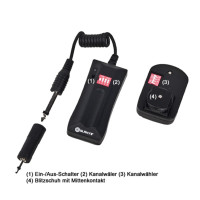 NICEFOTO DC-16 16-Channel wireless Flash Trigger - Kit with 3 Receiver