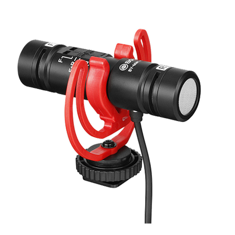 BOYA BY-MM1 PRO Ultrakompaktes Kamera-Mount-Doppelkapsel-Richtmikrofon