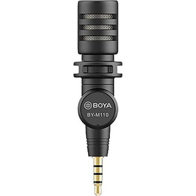 BOYA BY-M110 Ultracompact Condenser Microphone with 3.5mm...