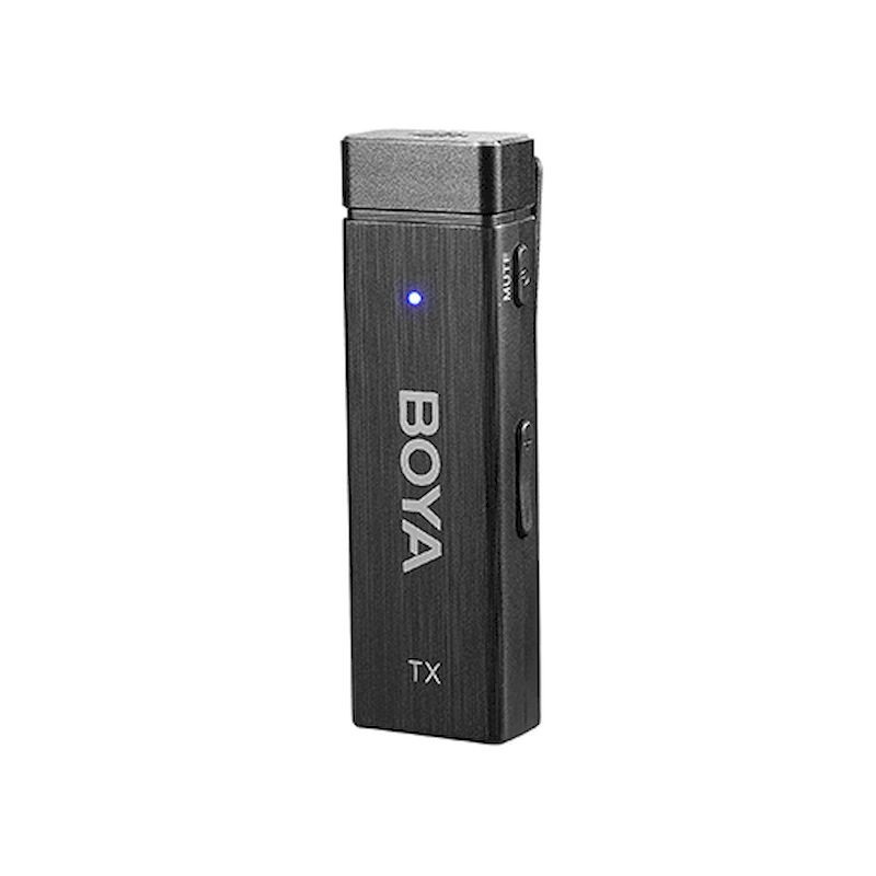 Boya BY-W4 Lavalier Mikrofon-System für Smartphones, Kameras, Computer