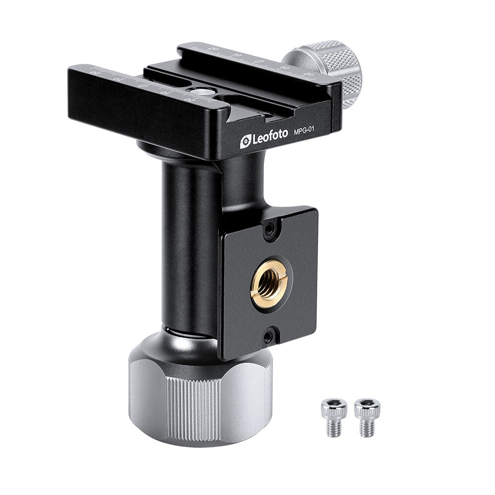 Leofoto MPG-01 Side-Mounted Monopod Head with Arca-Swiss QR Clamp