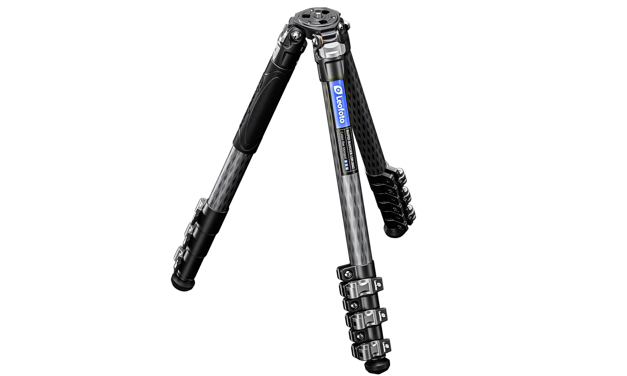 Leofoto LSR-284C Rapid Ranger Carbon-Stativ mit Metall Flip-