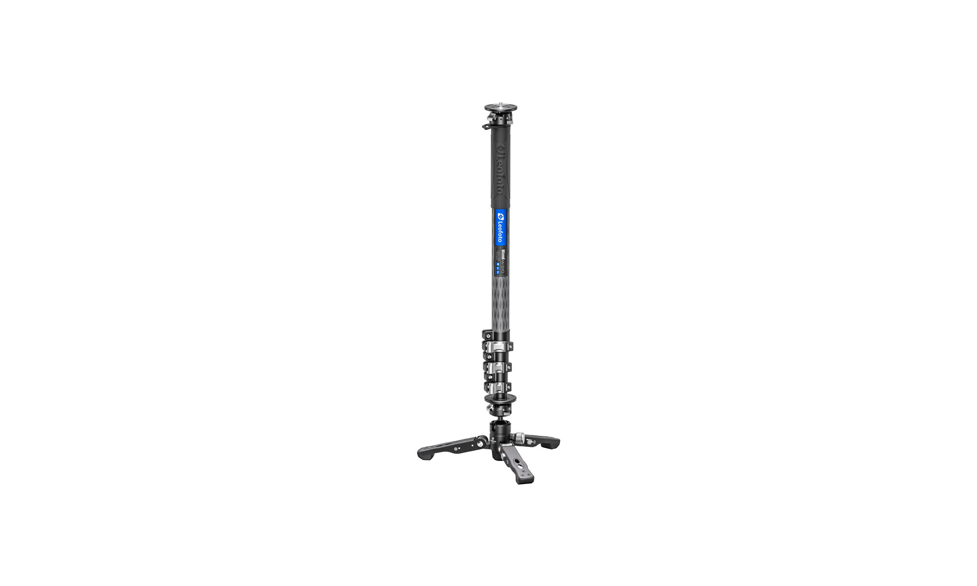 Leofoto MV-324CL Carbon Fiber Monopod with VD-03 Monopod Bas