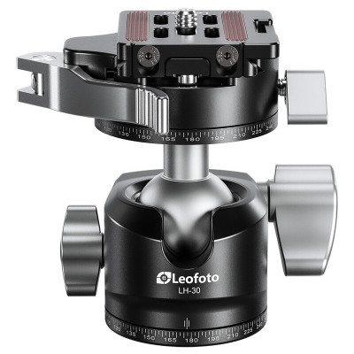 LEOFOTO LH-30PCL Low Profile Ball Head with Dual Panorama...