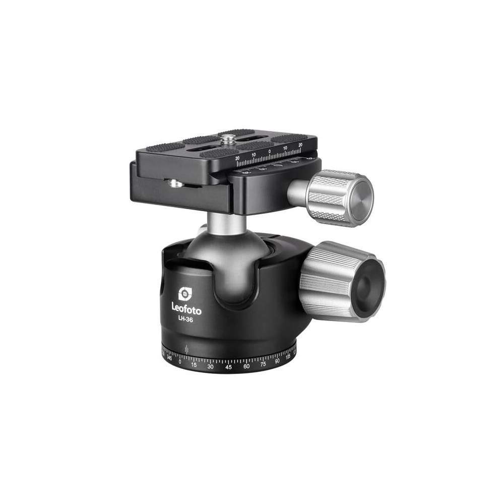 LEOFOTO LH-36 Low Profile Ball Head with Dual Panorama +...