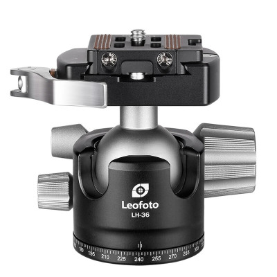 LEOFOTO LH-36LR Low Profile Ball Head with Lever Release...