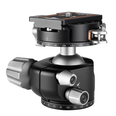LEOFOTO LH-36PCL Low Profile Ball Head with Dual Panorama...